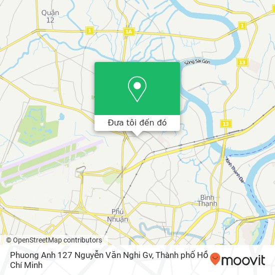 Bản đồ Phuong Anh 127 Nguyễn Văn Nghi Gv
