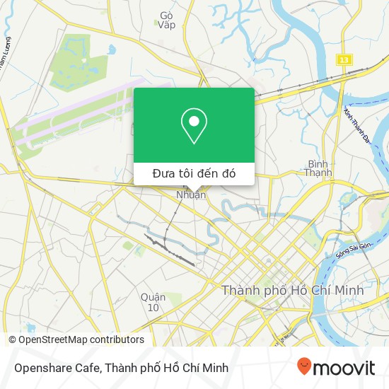 Bản đồ Openshare Cafe