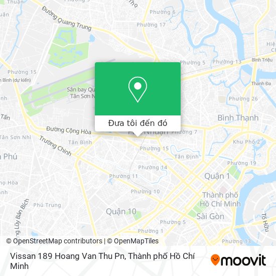 Bản đồ Vissan 189 Hoang Van Thu Pn