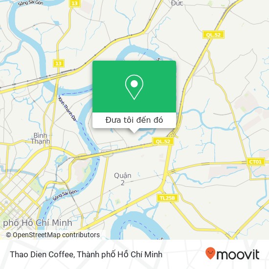 Bản đồ Thao Dien Coffee