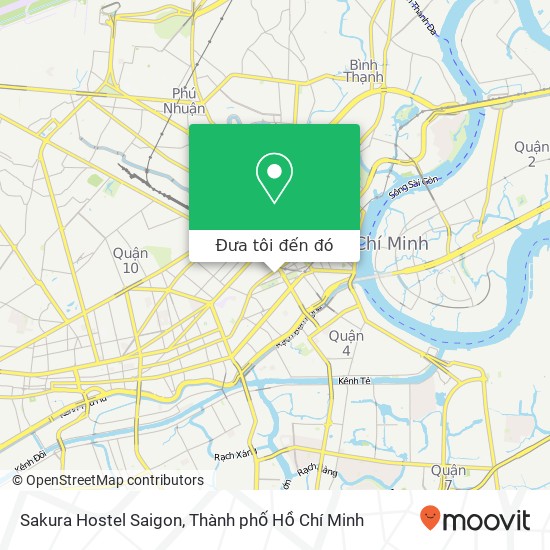 Bản đồ Sakura Hostel Saigon