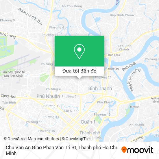 Bản đồ Chu Van An Giao Phan Van Tri Bt