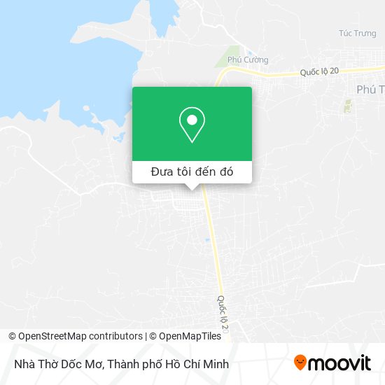 Bản đồ Nhà Thờ Dốc Mơ