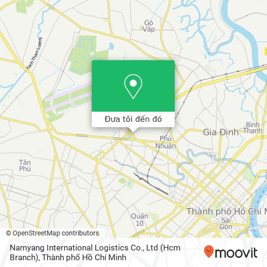 Bản đồ Namyang International Logistics Co., Ltd (Hcm Branch)