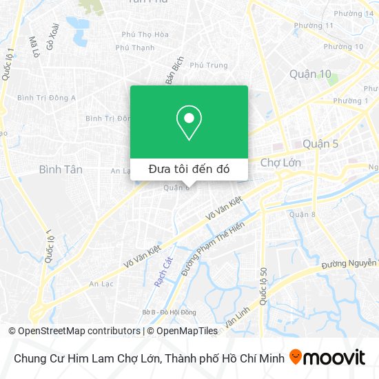 Bản đồ Chung Cư Him Lam Chợ Lớn
