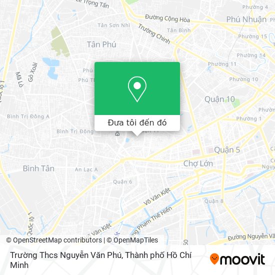 Bản đồ Trường Thcs Nguyễn Văn Phú