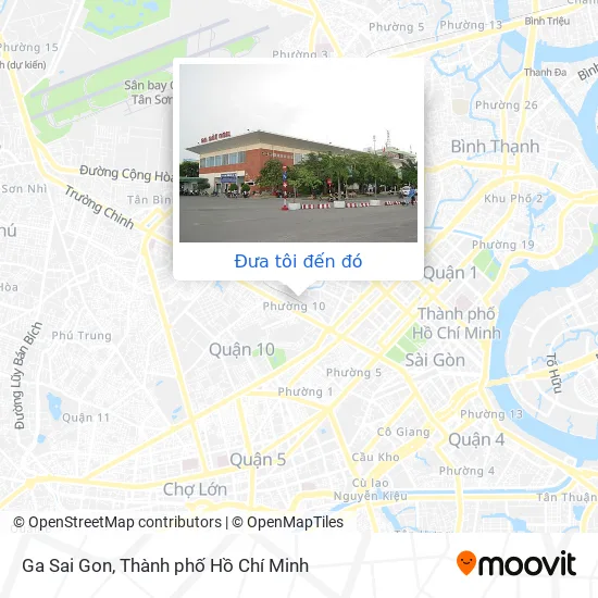 Bản đồ Ga Sai Gon