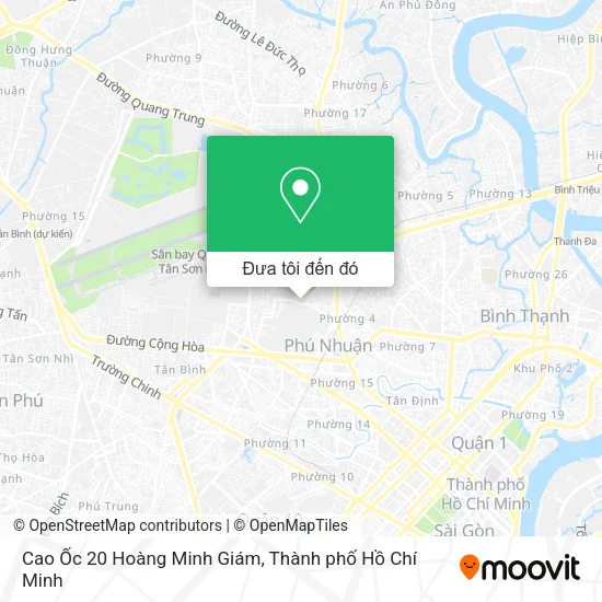 Bản đồ Cao Ốc 20 Hoàng Minh Giám