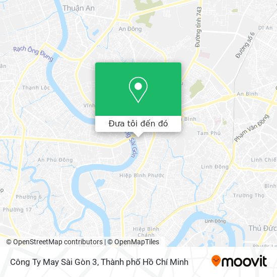 Bản đồ Công Ty May Sài Gòn 3