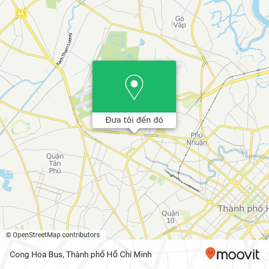 Bản đồ Cong Hoa Bus
