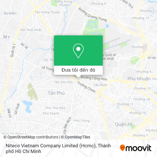 Bản đồ Niteco Vietnam Company Limited (Hcmc)