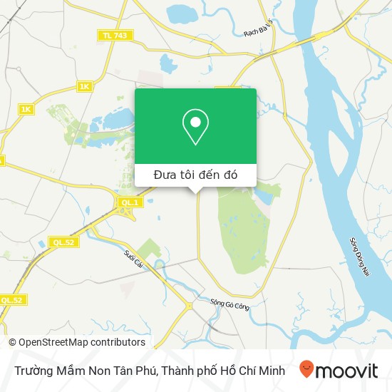Bản đồ Trường Mầm Non Tân Phú
