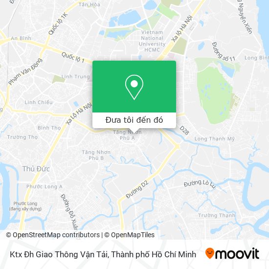 Bản đồ Ktx Đh Giao Thông Vận Tải