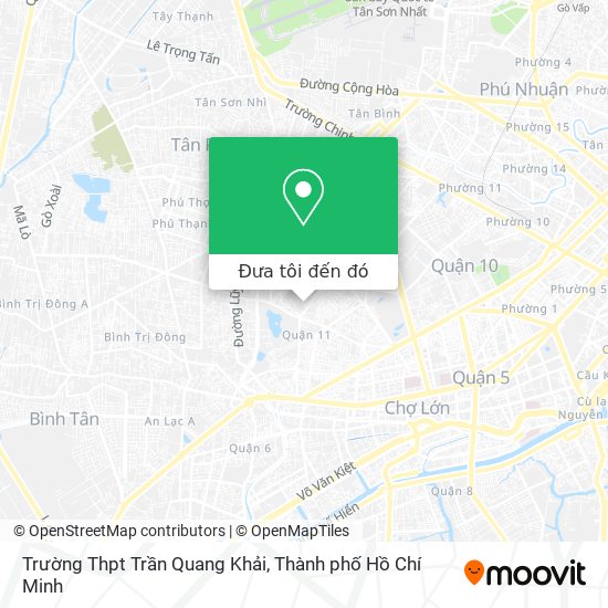 Bản đồ Trường Thpt Trần Quang Khải