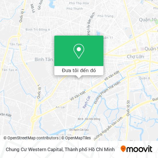 Bản đồ Chung Cư Western Capital