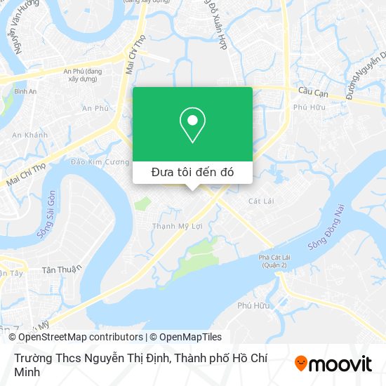 Bản đồ Trường Thcs Nguyễn Thị Định