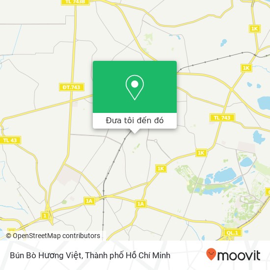 Bản đồ Bún Bò Hương Việt