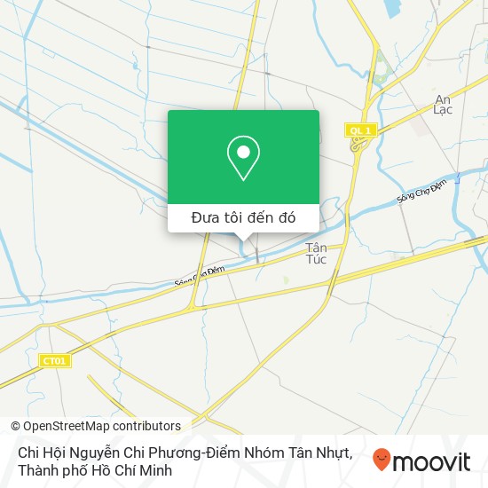 Bản đồ Chi Hội Nguyễn Chi Phương-Điểm Nhóm Tân Nhựt