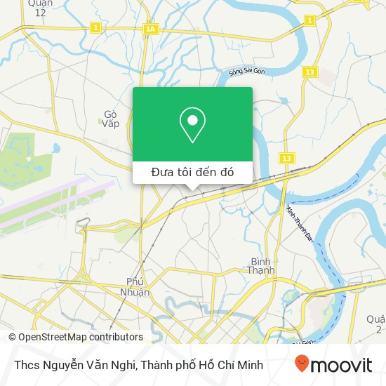 Bản đồ Thcs Nguyễn Văn Nghi