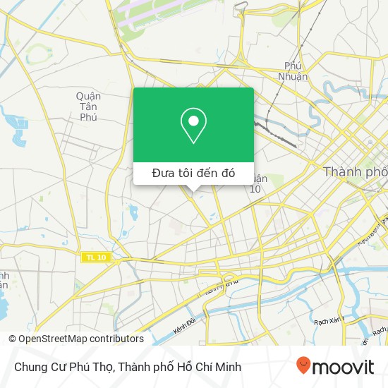 Bản đồ Chung Cư Phú Thọ
