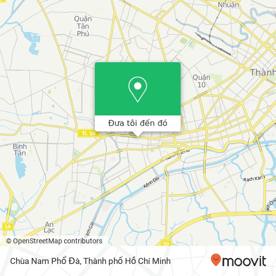 Bản đồ Chùa Nam Phổ Đà