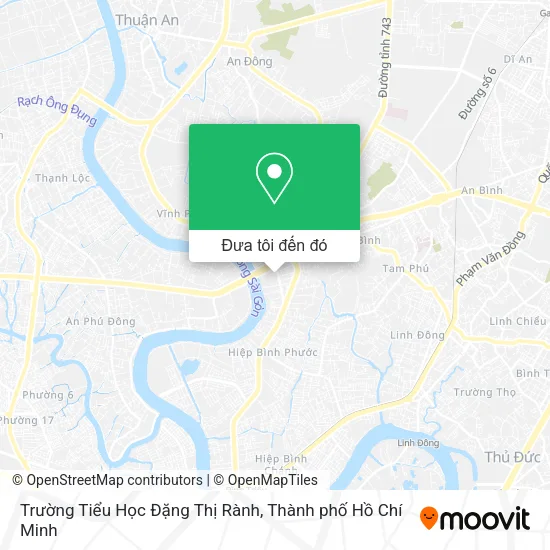 Bản đồ Trường Tiểu Học Đặng Thị Rành