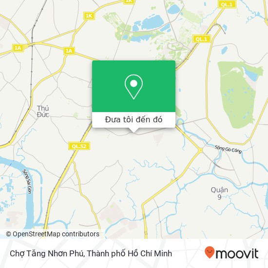 Bản đồ Chợ Tăng Nhơn Phú