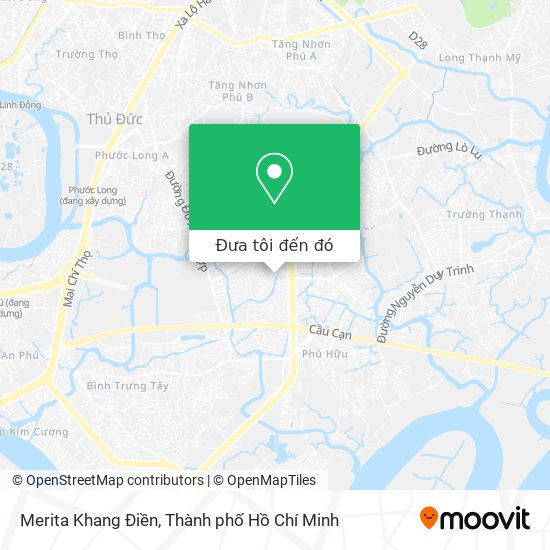 Bản đồ Merita Khang Điền