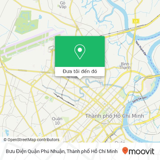 Bản đồ Bưu Điện Quận Phú Nhuận