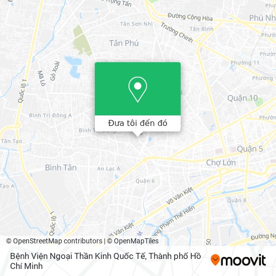 Bản đồ Bệnh Viện Ngoại Thần Kinh Quốc Tế
