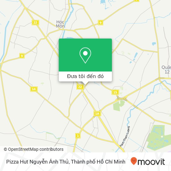 Bản đồ Pizza Hut Nguyễn Ảnh Thủ