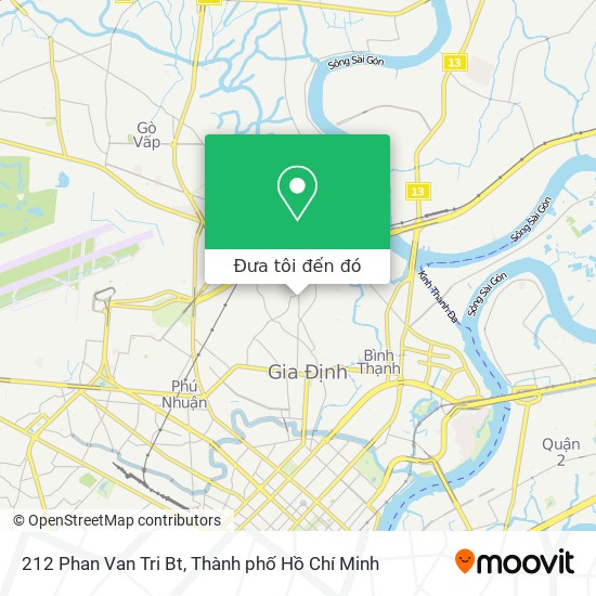 Bản đồ 212 Phan Van Tri Bt