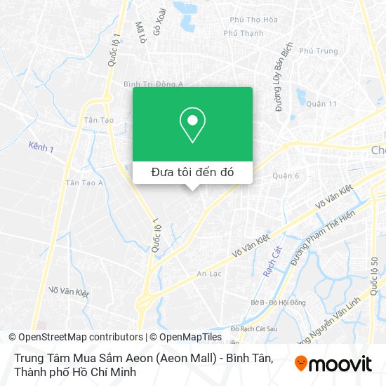 Bản đồ Trung Tâm Mua Sắm Aeon (Aeon Mall) - Bình Tân
