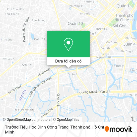 Bản đồ Trường Tiểu Học Đinh Công Tráng