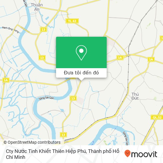 Bản đồ Cty Nước Tinh Khiết Thiên Hiệp Phú