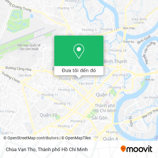 Bản đồ Chùa Vạn Thọ