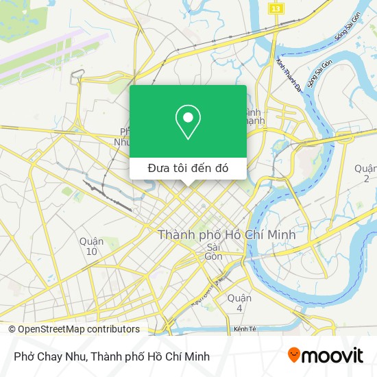Bản đồ Phở Chay Nhu