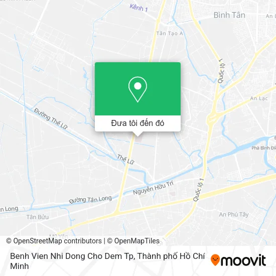 Bản đồ Benh Vien Nhi Dong Cho Dem Tp