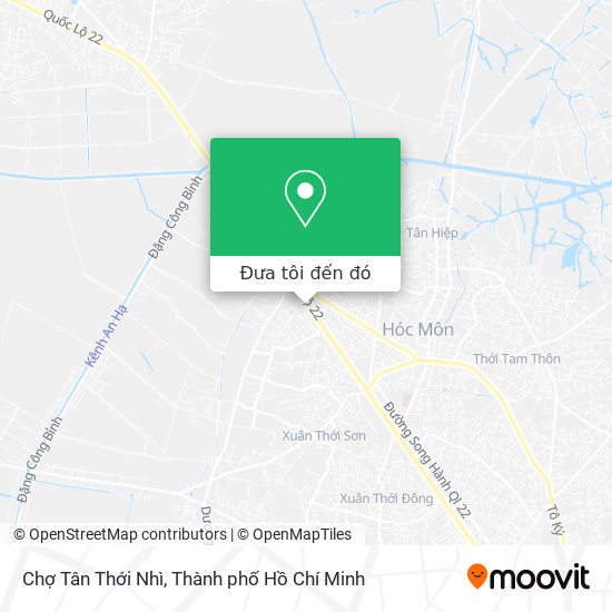 Bản đồ Chợ Tân Thới Nhì