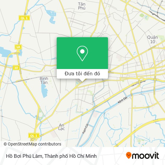 Bản đồ Hồ Bơi Phú Lâm