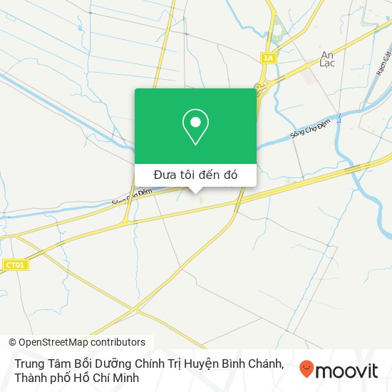 Bản đồ Trung Tâm Bồi Dưỡng Chính Trị Huyện Bình Chánh