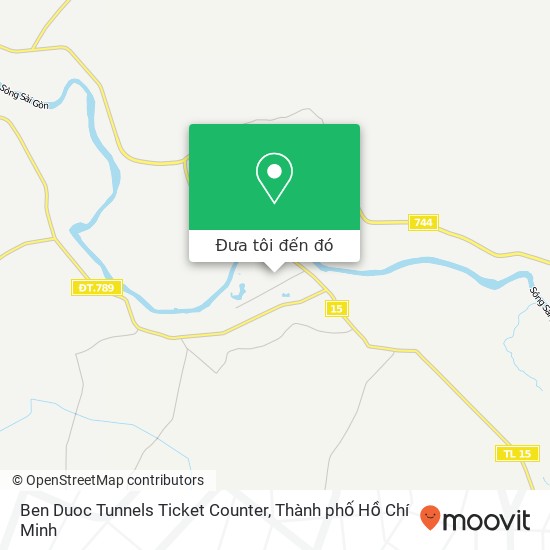 Bản đồ Ben Duoc Tunnels Ticket Counter