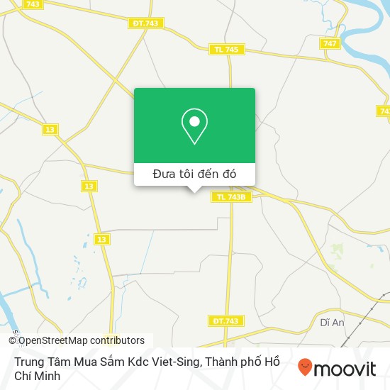 Bản đồ Trung Tâm Mua Sắm Kdc Viet-Sing