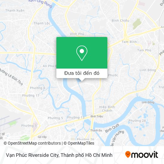 Bản đồ Vạn Phúc Riverside City