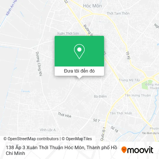 Bản đồ 138 Ấp 3 Xuân Thới Thuận Hóc Môn
