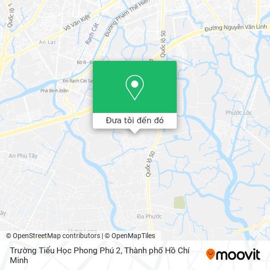 Bản đồ Trường Tiểu Học Phong Phú 2