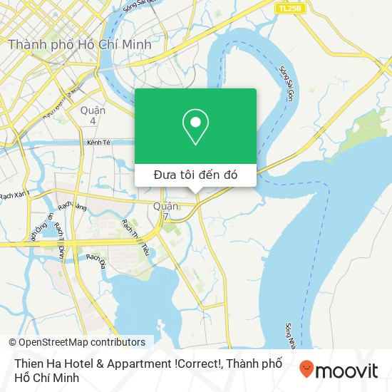 Bản đồ Thien Ha Hotel & Appartment !Correct!