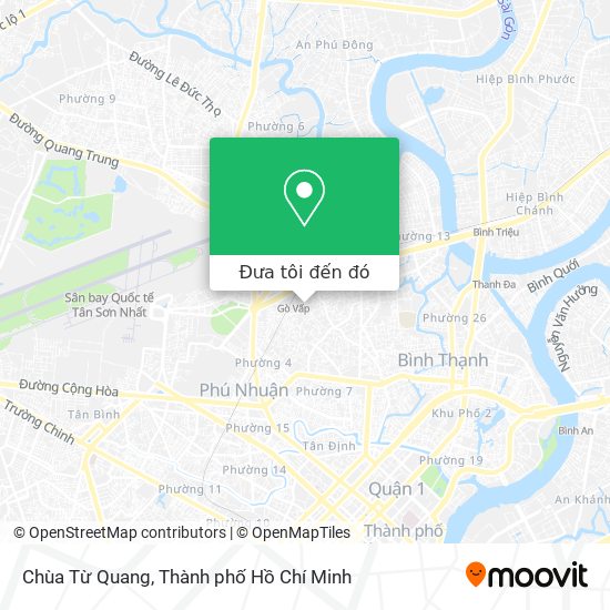 Bản đồ Chùa Từ Quang