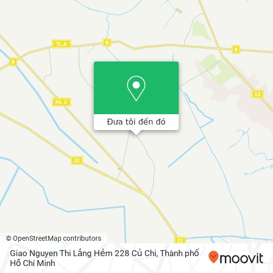 Bản đồ Giao Nguyen Thi Lắng Hẻm 228 Củ Chi