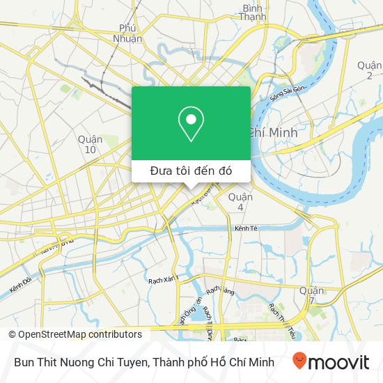 Bản đồ Bun Thit Nuong Chi Tuyen